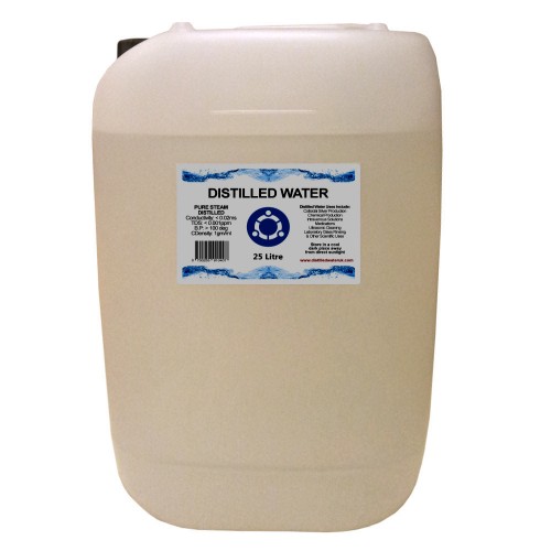 Distilled Water - 25 Litre (25L) - 0ppm